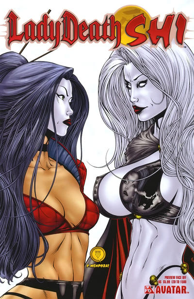 Cover for Lady Death / Shi Preview (Avatar Press, 2006 series) [Face Off]