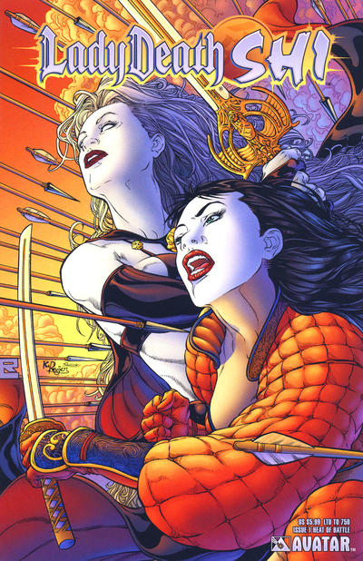 Cover for Lady Death / Shi (Avatar Press, 2007 series) #1 [Heat of Battle]