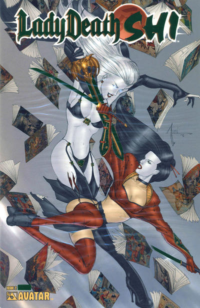 Cover for Lady Death / Shi (Avatar Press, 2007 series) #2 [Emerald Green Foil]