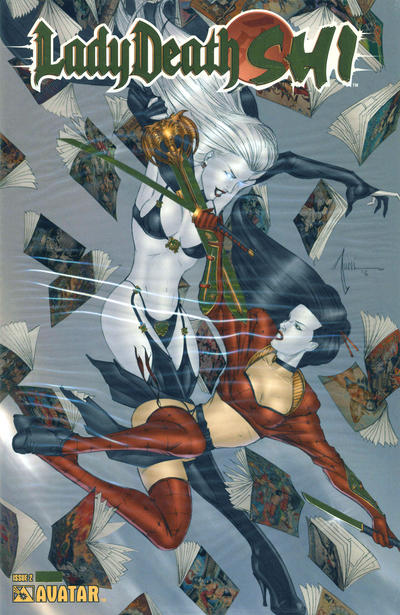 Cover for Lady Death / Shi (Avatar Press, 2007 series) #2 [Gold Foil]