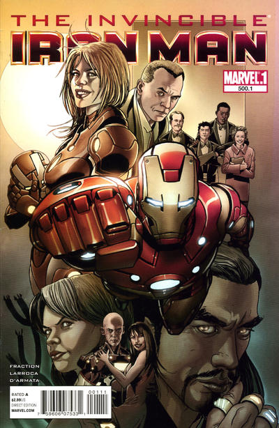 Cover for Invincible Iron Man (Marvel, 2008 series) #500.1