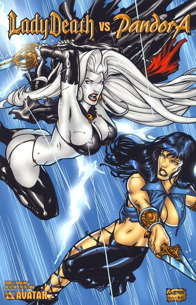 Cover for Lady Death vs Pandora (Avatar Press, 2007 series) #1 [Auxiliary]