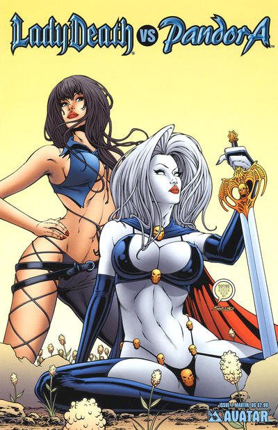 Cover for Lady Death vs Pandora (Avatar Press, 2007 series) #1 [Martin]