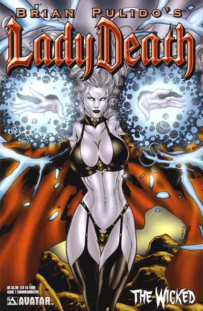 Cover for Lady Death: The Wicked (Avatar Press, 2005 series) #1 [Commemorative]