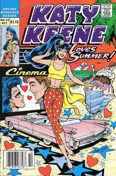 Cover for Katy Keene (Archie, 1984 series) #32 [Newsstand]