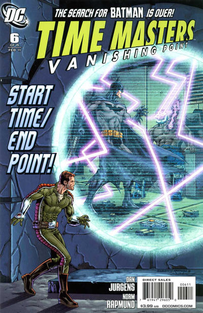 Cover for Time Masters: Vanishing Point (DC, 2010 series) #6