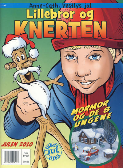 Cover for Anne-Cath. Vestlys jul (Hjemmet / Egmont, 2010 series) #2010 [Bokhandelutgave]