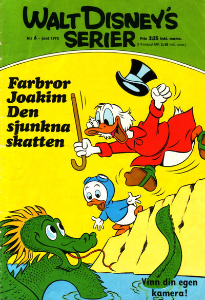 Cover for Walt Disney's serier (Hemmets Journal, 1962 series) #6/1973