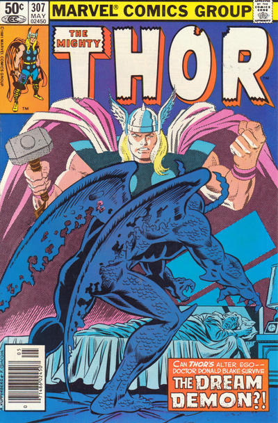 Cover for Thor (Marvel, 1966 series) #307 [Newsstand]