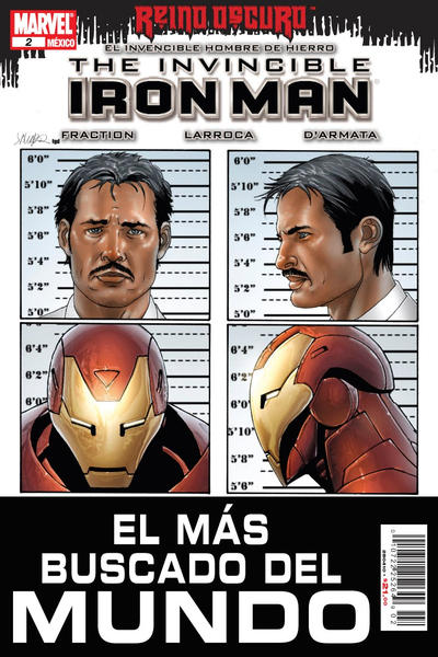 Cover for El Invencible Hombre de Hierro, the Invincible Iron Man (Editorial Televisa, 2010 series) #2