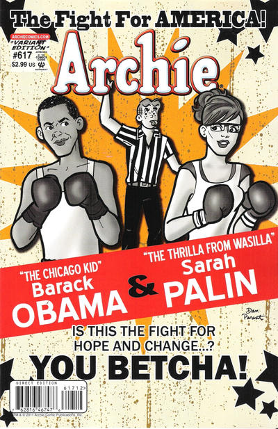 Cover for Archie (Archie, 1959 series) #617 [Boxing Poster Variant]