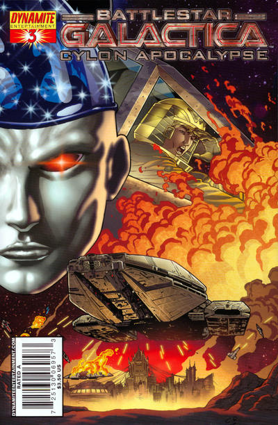 Cover for Battlestar Galactica: Cylon Apocalypse (Dynamite Entertainment, 2007 series) #3 [Cover A - Carlos Rafael]