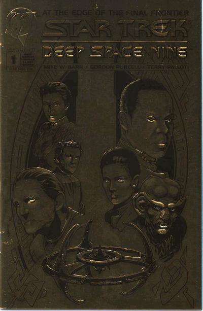 Cover for Star Trek: Deep Space Nine (Malibu, 1993 series) #1 [Gold Cover]