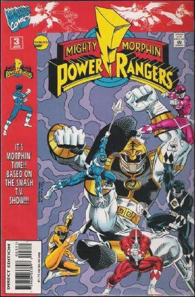 Cover for Saban's Mighty Morphin Power Rangers (Marvel, 1995 series) #3