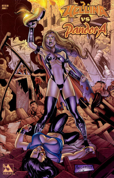 Cover for Hellina vs Pandora (Avatar Press, 2003 series) #1