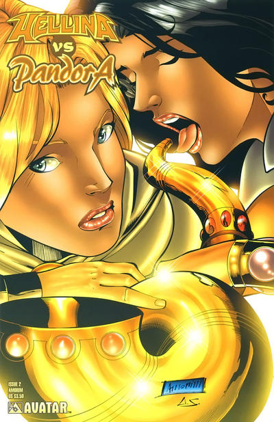 Cover for Hellina vs Pandora (Avatar Press, 2003 series) #2 [Amorim]