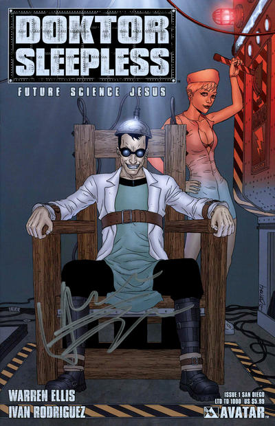 Cover for Doktor Sleepless (Avatar Press, 2007 series) #1 [San Diego]