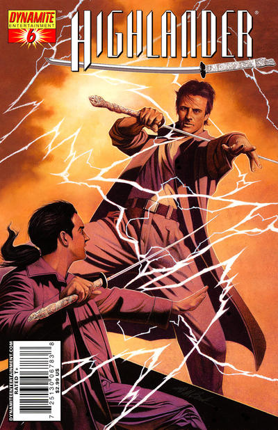 Cover for Highlander (Dynamite Entertainment, 2006 series) #6 [David Michael Beck Cover]