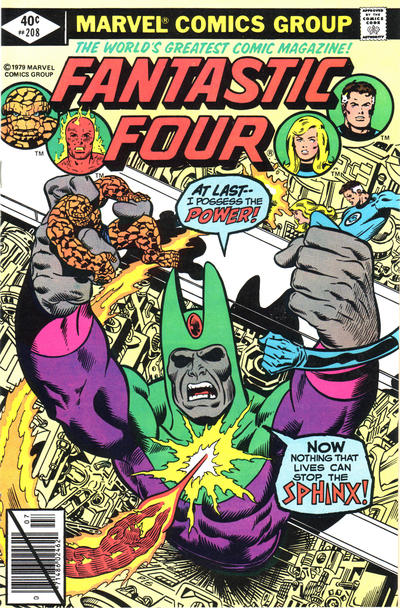 Cover for Fantastic Four (Marvel, 1961 series) #208 [Direct]