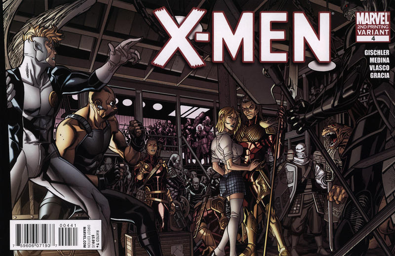 Cover for X-Men (Marvel, 2010 series) #4 [Second Printing]