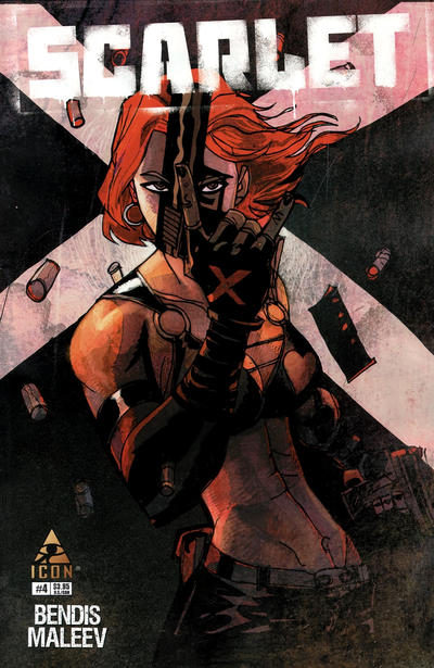 Cover for Scarlet (Marvel, 2010 series) #4 [Variant Edition by Michael Avon Oeming]