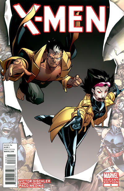 Cover for X-Men (Marvel, 2010 series) #6 [Variant Edition]