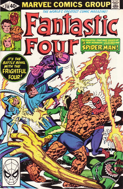 Cover for Fantastic Four (Marvel, 1961 series) #218 [Direct]