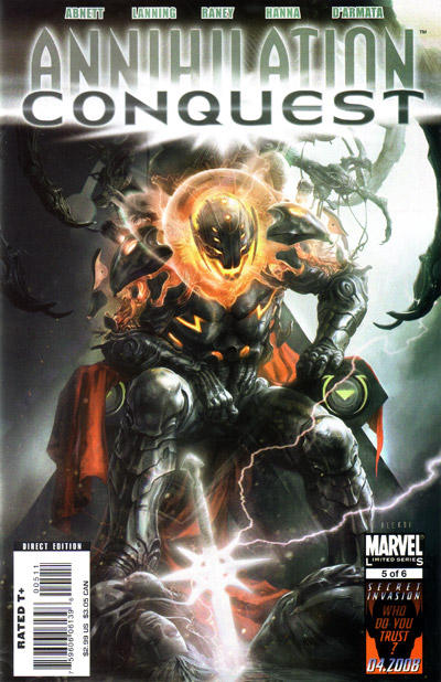 Cover for Annihilation: Conquest (Marvel, 2008 series) #5