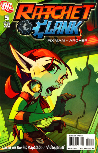 Cover for Ratchet & Clank (DC, 2010 series) #5