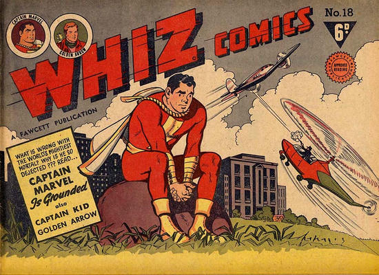 Cover for Whiz Comics (Cleland, 1946 series) #18
