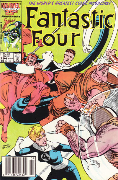Cover for Fantastic Four (Marvel, 1961 series) #294 [Newsstand]