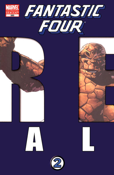 Cover for Fantastic Four (Marvel, 1998 series) #585 [2nd Printing]