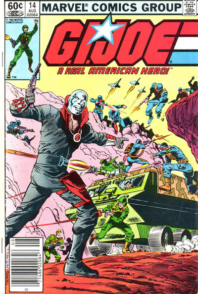 Cover for G.I. Joe, A Real American Hero (Marvel, 1982 series) #14 [Newsstand]