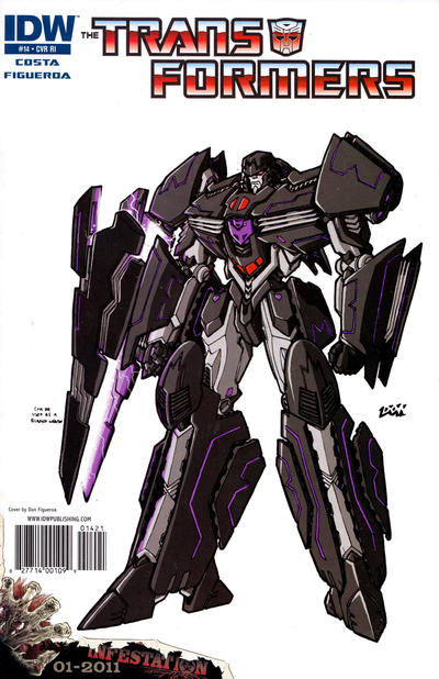 Cover for The Transformers (IDW, 2009 series) #14 [Cover RI]