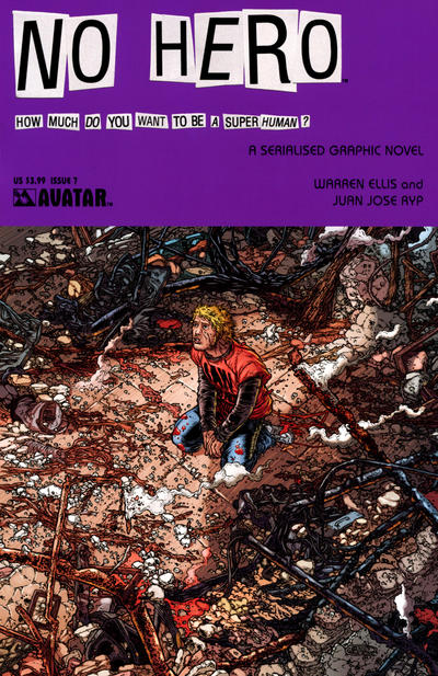 Cover for No Hero (Avatar Press, 2008 series) #7 [Regular]