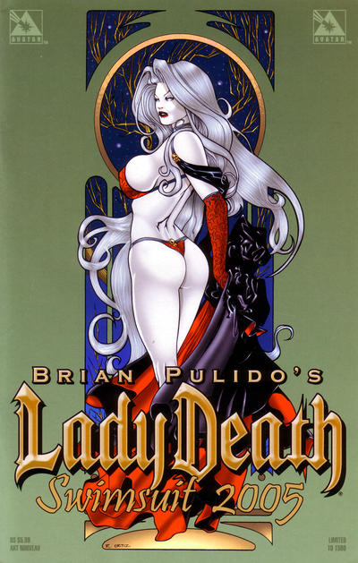Cover for Brian Pulido's Lady Death: Swimsuit (Avatar Press, 2005 series) #2005 [Art Nouveau]
