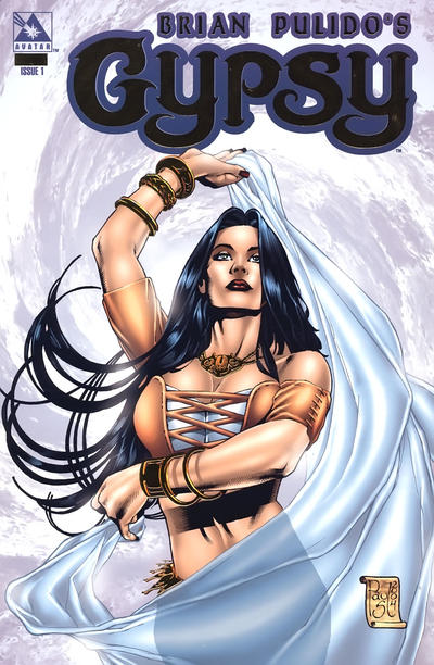 Cover for Brian Pulido's Gypsy (Avatar Press, 2005 series) #1 [Platinum Foil]