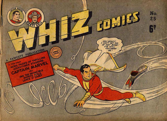 Cover for Whiz Comics (Cleland, 1946 series) #25