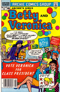 Cover for Archie's Girls Betty and Veronica (Archie, 1950 series) #334