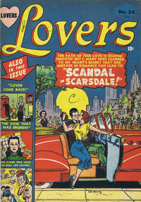 Cover Thumbnail for Lovers (Bell Features, 1949 series) #34
