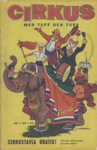 Cover Thumbnail for Cirkus med Tuff och Tuss (Åhlén & Åkerlunds, 1959 series) #2/1959