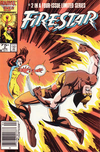 Cover Thumbnail for Firestar (Marvel, 1986 series) #2 [Newsstand]