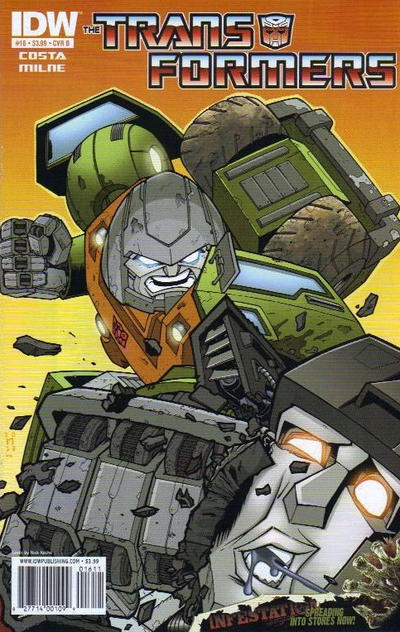 Cover for The Transformers (IDW, 2009 series) #16 [Cover B]