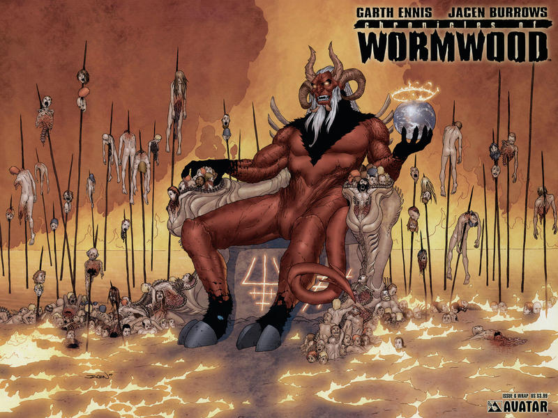 Cover for Garth Ennis Chronicles of Wormwood (Avatar Press, 2007 series) #6 [Cover B]