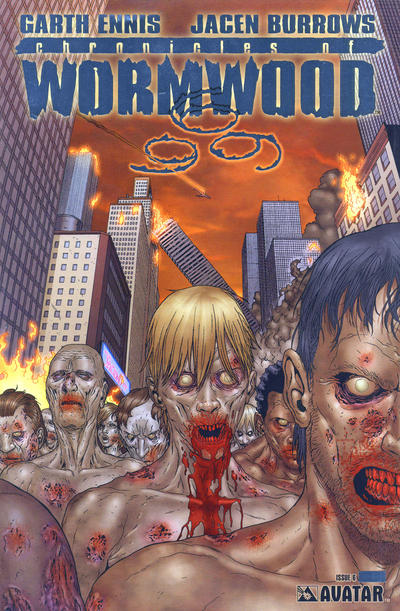Cover for Garth Ennis Chronicles of Wormwood (Avatar Press, 2007 series) #6 [Platinum Foil]