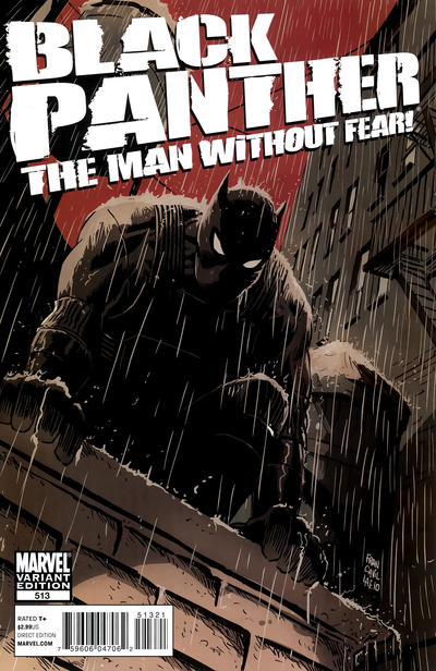Cover for Black Panther: The Man without Fear (Marvel, 2011 series) #513 [Variant Edition]