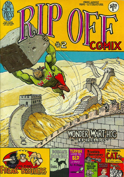 Cover for Rip Off Comix (Rip Off Press, 1977 series) #2 [1.25 USD 2nd print]