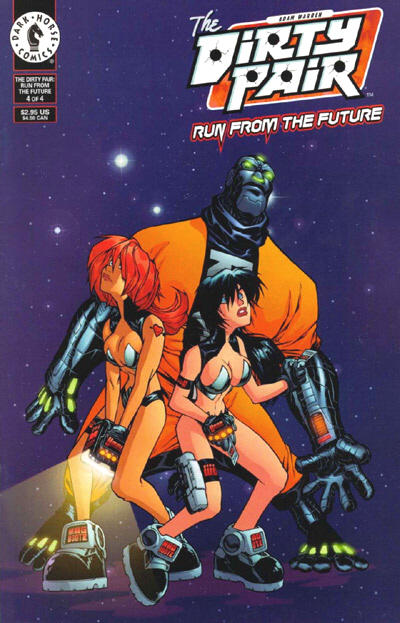 Cover for The Dirty Pair: Run from the Future (Dark Horse, 2000 series) #4 [Humberto Ramos]