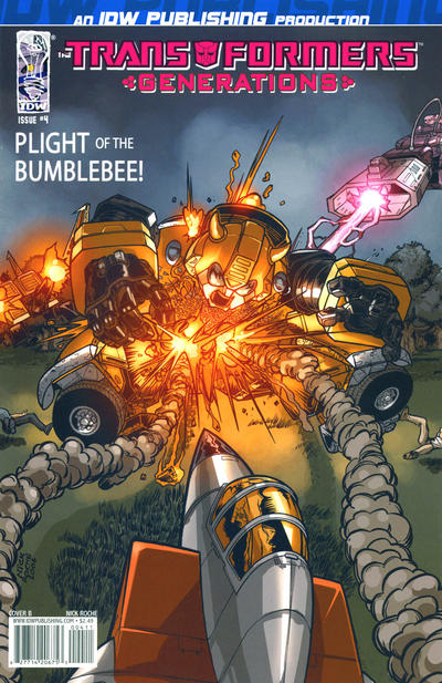 Cover for The Transformers: Generations (IDW, 2006 series) #4 [Cover B]