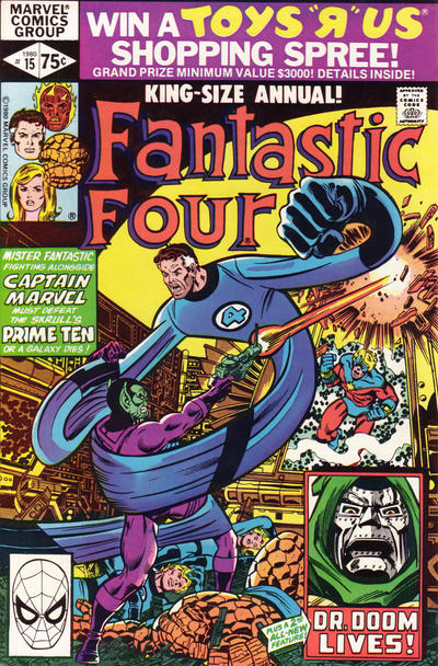 Cover for Fantastic Four Annual (Marvel, 1963 series) #15 [Direct]